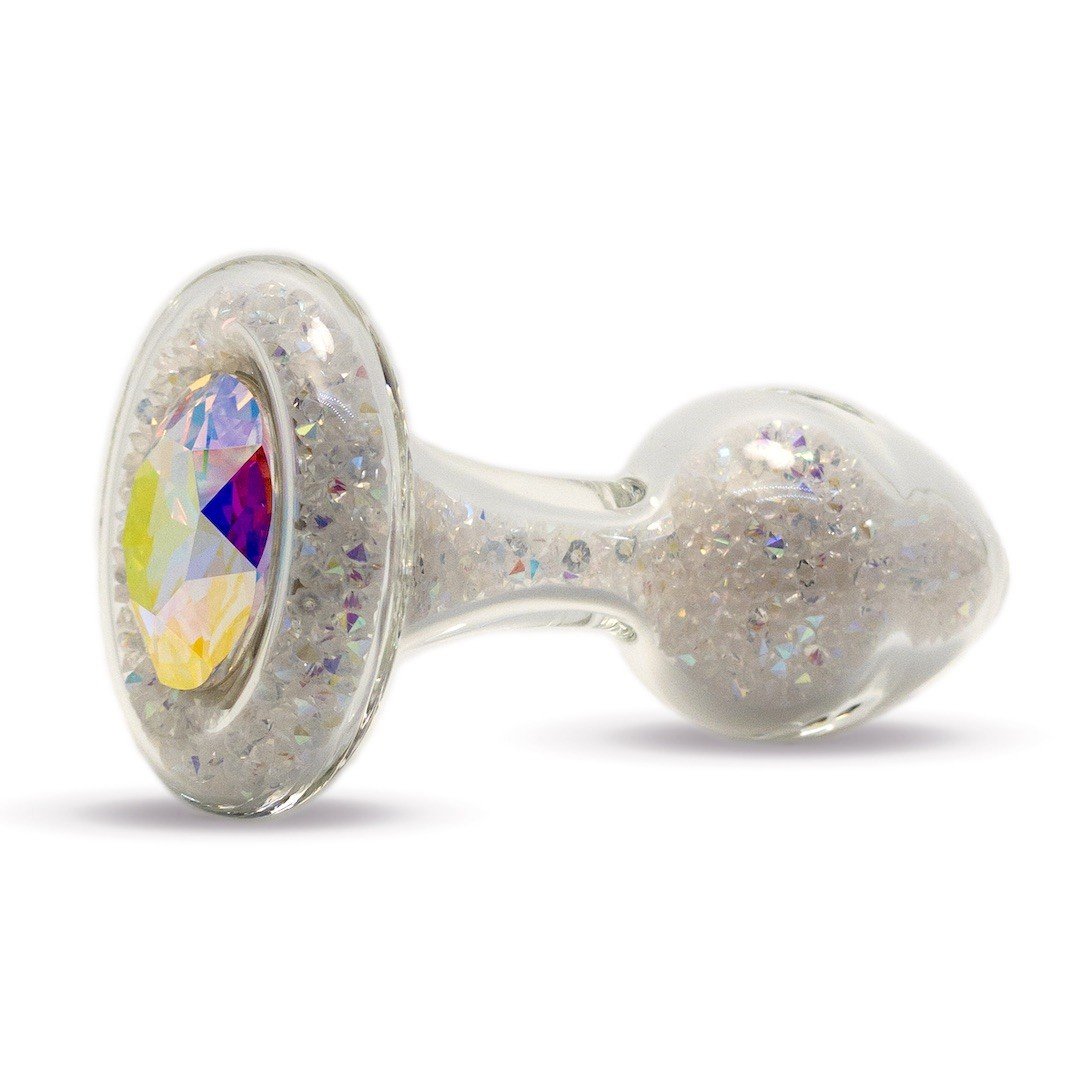 Glass Sparkle Plug - Crystal Base