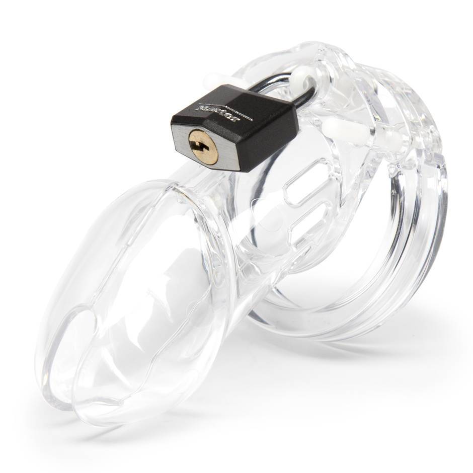 CB-6000 Chastity Device - Clear 3.25