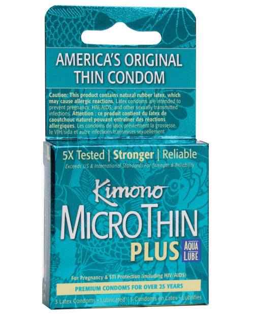 Kimono MicroThin Aqualube 3-Pack