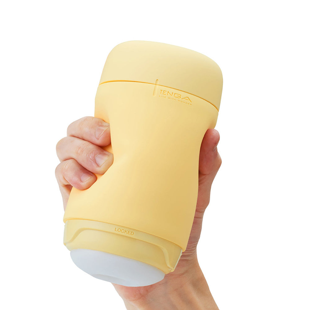 Tenga Puffy Stroker Yellow