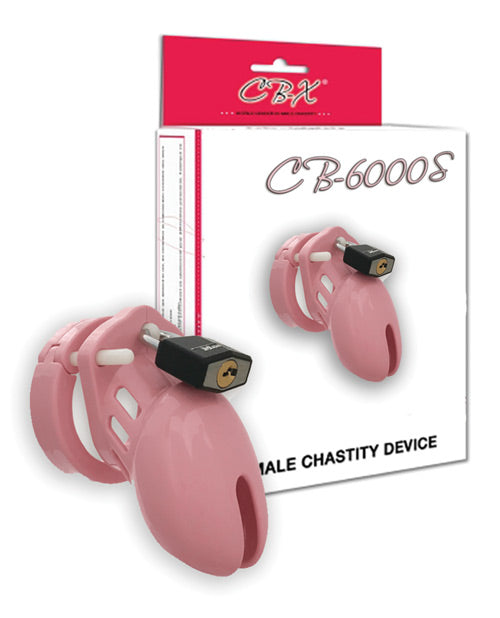 CB-6000S Chastity Device - Pink 2.2"