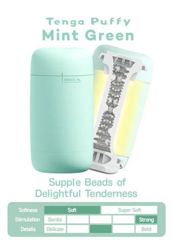 Tenga Puffy Stroker Green