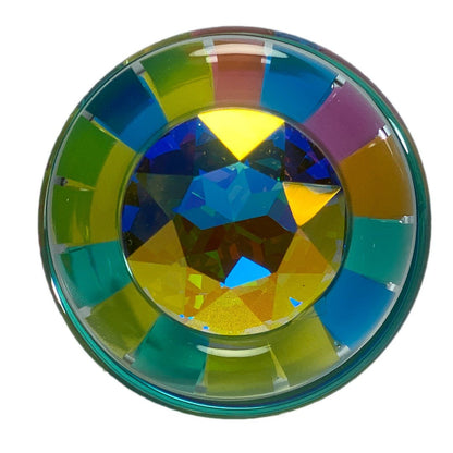 Glass Funfetti Plug - Crystal Base