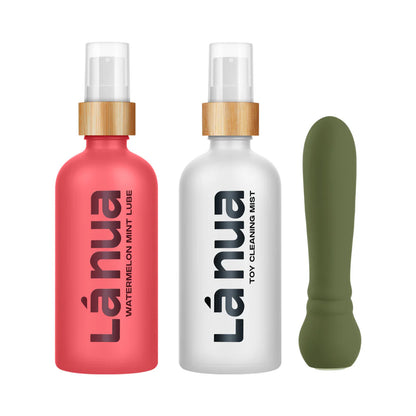 La Nua x FemmeFunn Gift Bag: Ultra Bullet + Toy Cleaner + Lube