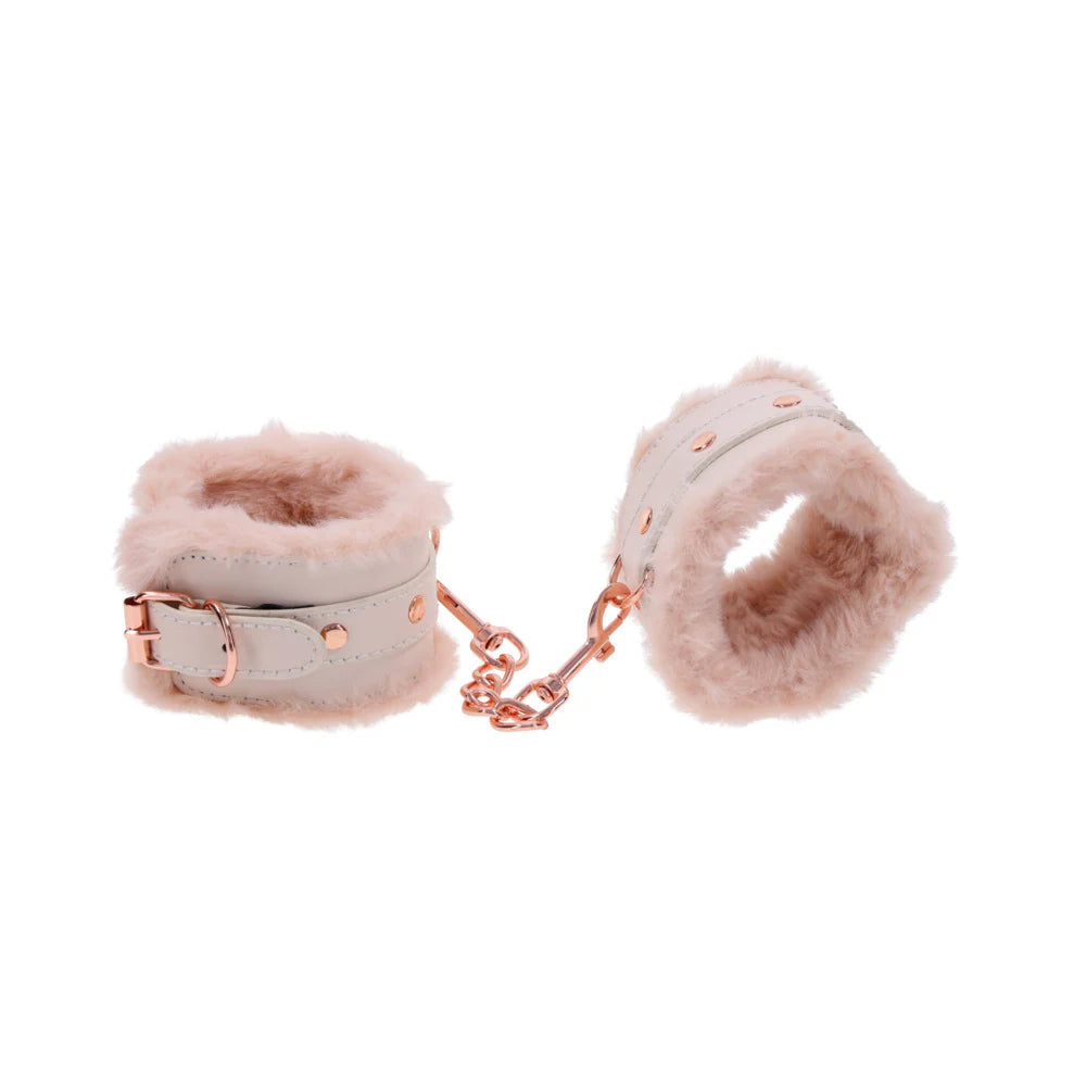 Peaches and Creame Fur Cuffs