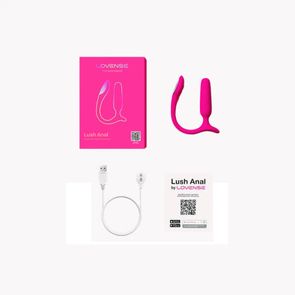 Lovense Lush Anal - App Controlled Plug with LED Light