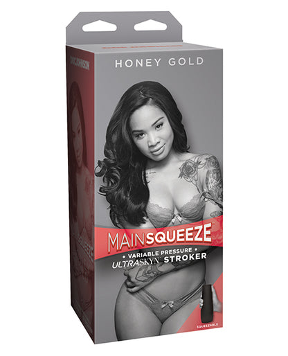Main Squeeze Honey Gold Stroker