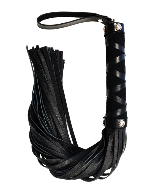 Rouge Studded Leather Flogger