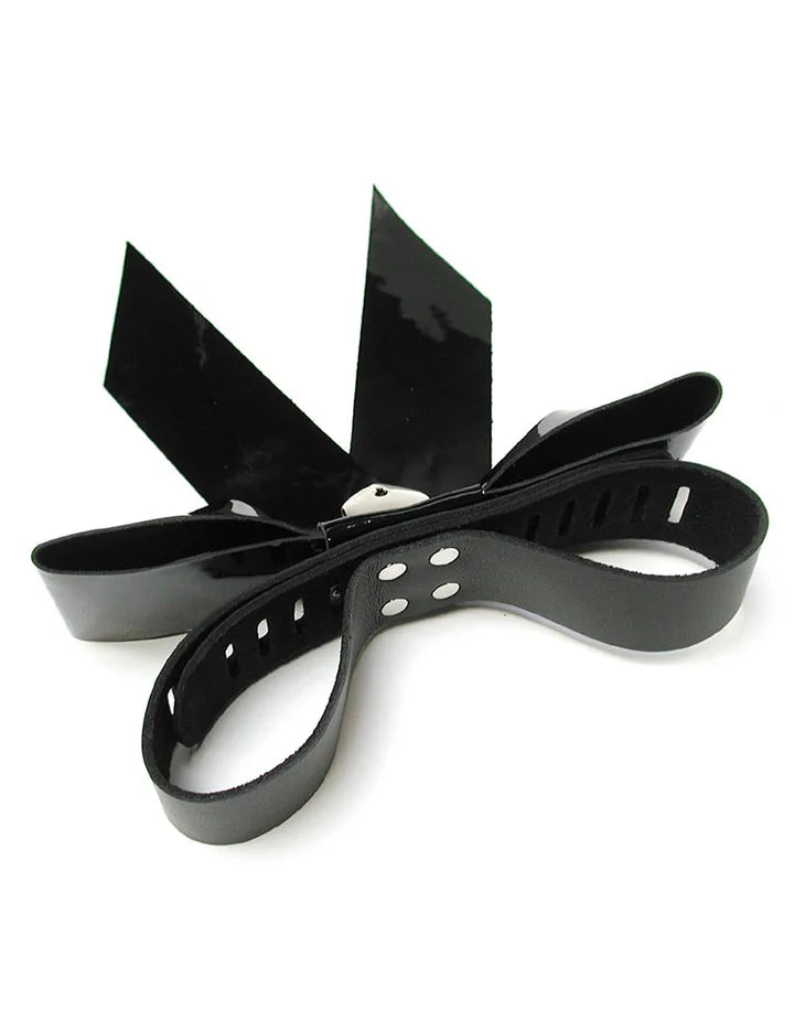 Patent Leather Bow Restraints